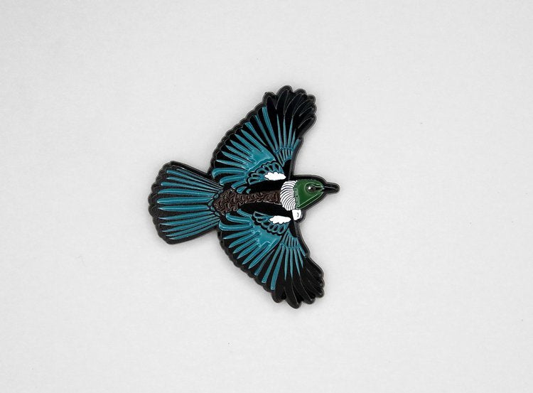 NZ Bird Enamel Pins, By Melissa Boardman